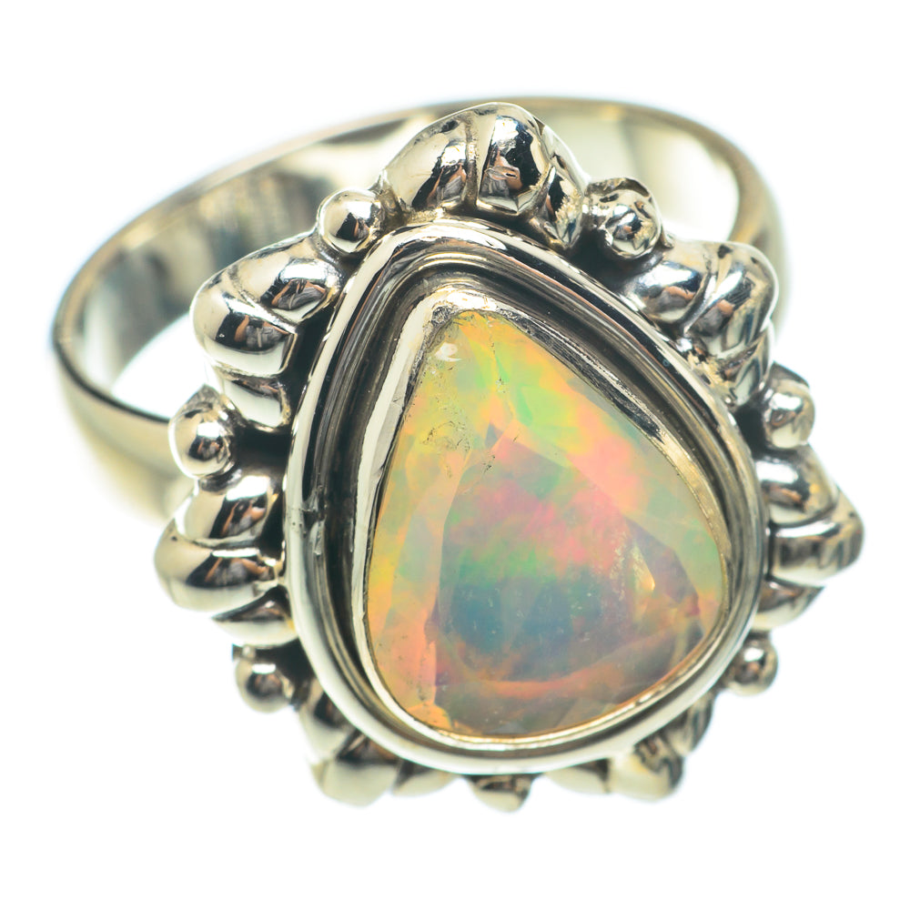 Ethiopian Opal Rings handcrafted by Ana Silver Co - RING65281