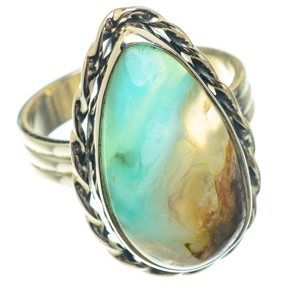 Peruvian Opal Rings handcrafted by Ana Silver Co - RING65285