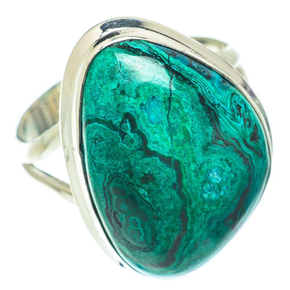 Chrysocolla Rings handcrafted by Ana Silver Co - RING65289