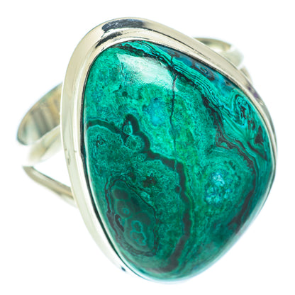 Chrysocolla Rings handcrafted by Ana Silver Co - RING65289
