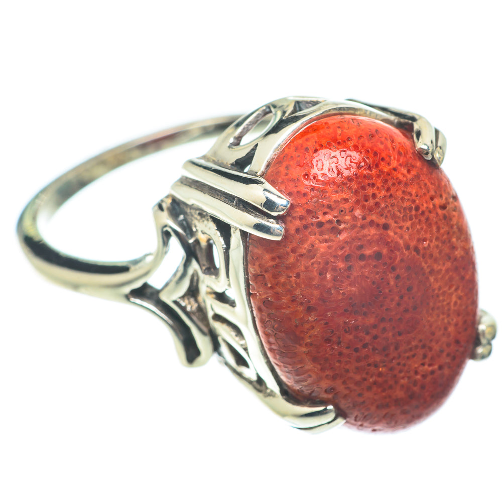 Sponge Coral Rings handcrafted by Ana Silver Co - RING65293