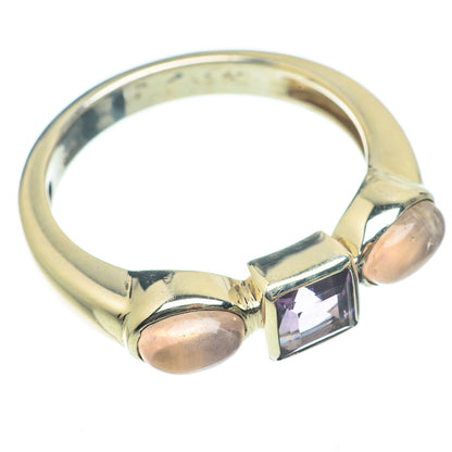 Rose Quartz Rings handcrafted by Ana Silver Co - RING65295