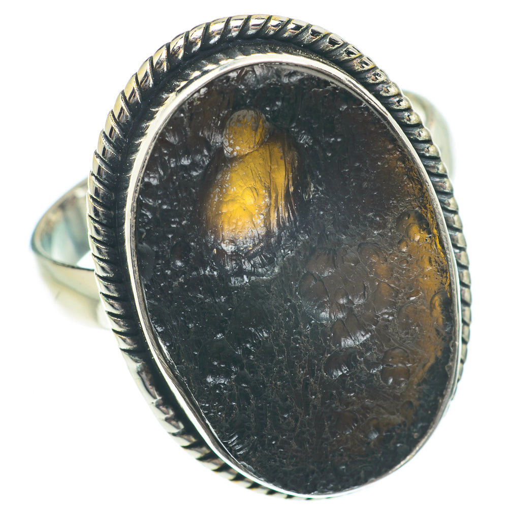 Tektite Rings handcrafted by Ana Silver Co - RING65299