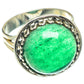 Green Aventurine Rings handcrafted by Ana Silver Co - RING65309