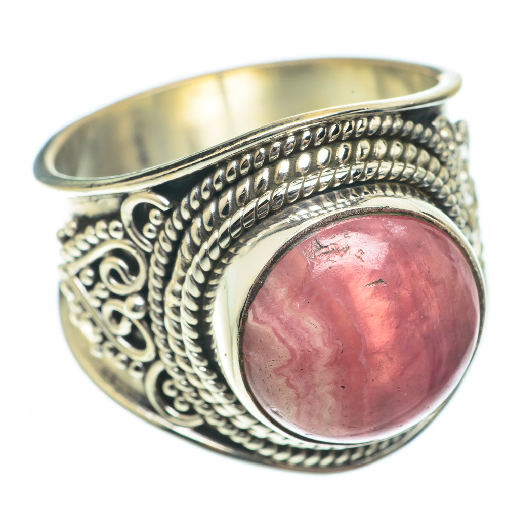 Rhodochrosite Rings handcrafted by Ana Silver Co - RING65317