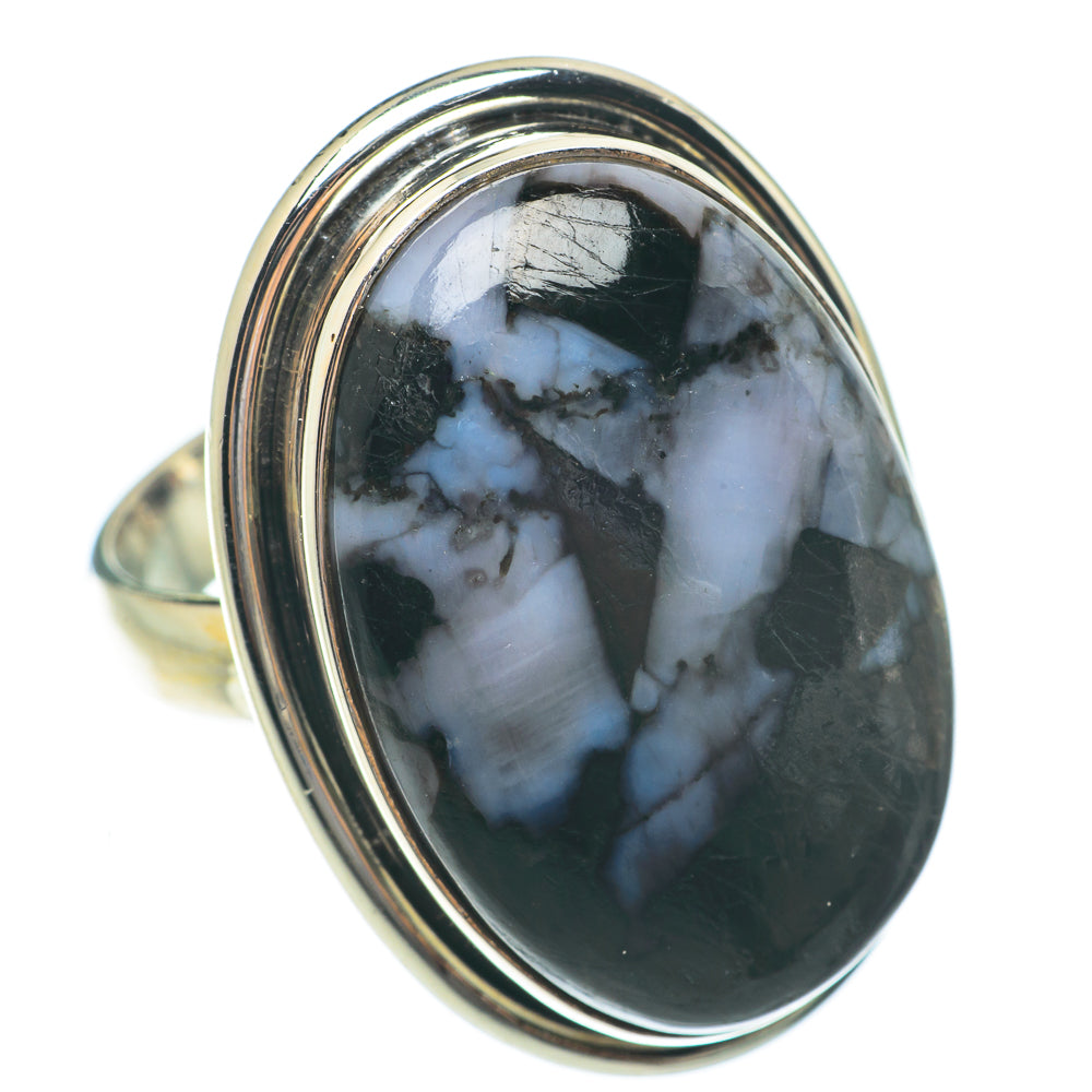 Gabbro Stone Rings handcrafted by Ana Silver Co - RING65320