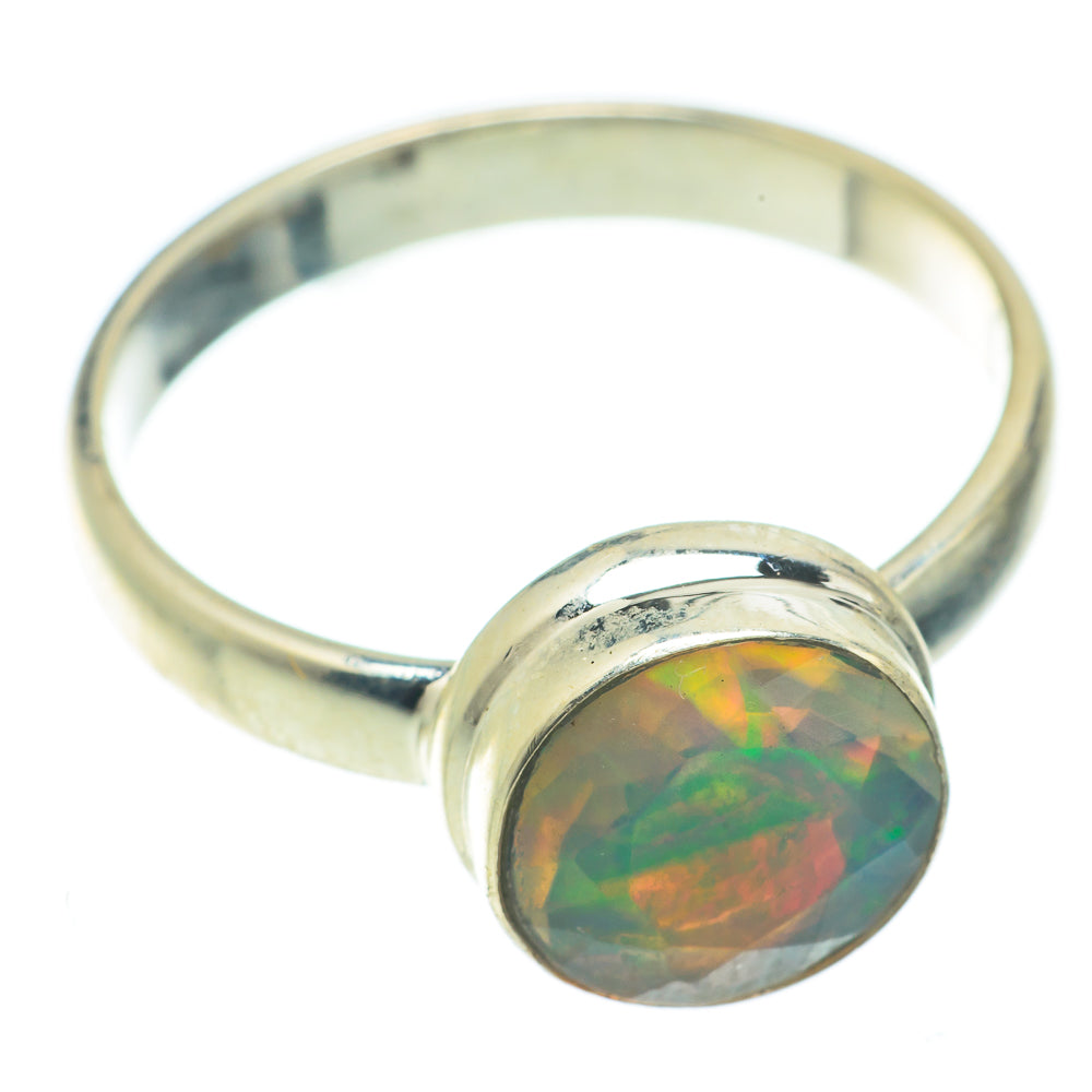 Ethiopian Opal Rings handcrafted by Ana Silver Co - RING65324