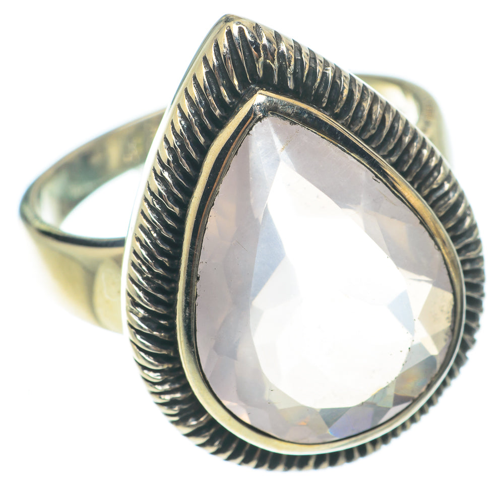 Rose Quartz Rings handcrafted by Ana Silver Co - RING65337