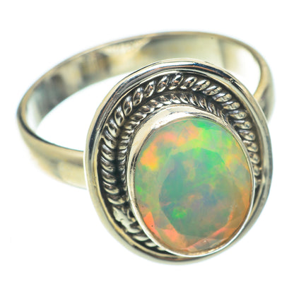 Ethiopian Opal Rings handcrafted by Ana Silver Co - RING65344