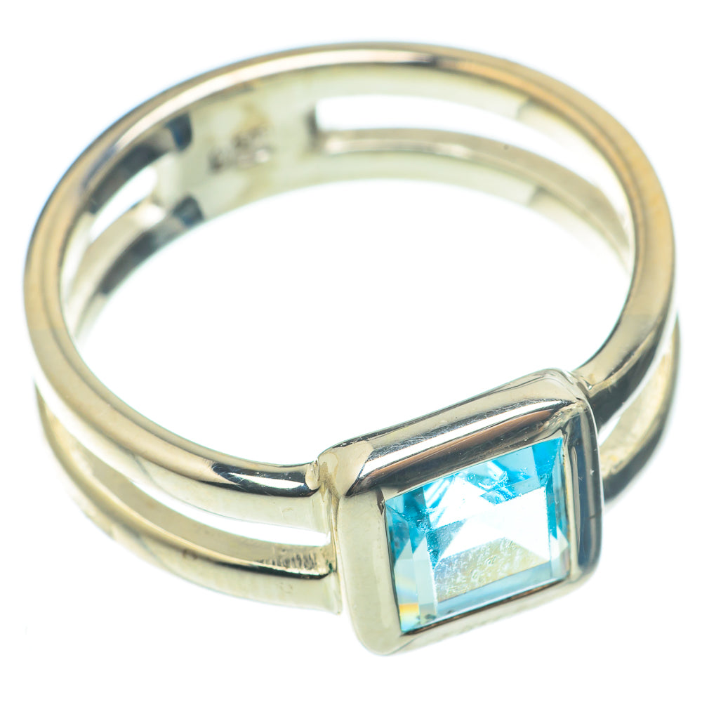 Blue Topaz Rings handcrafted by Ana Silver Co - RING65347