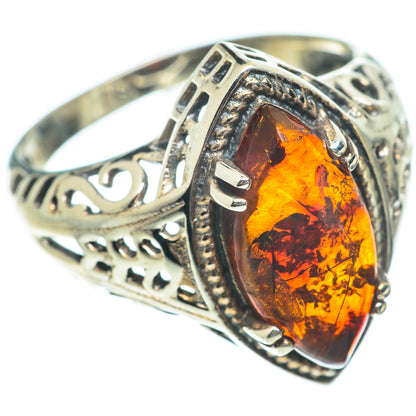 Baltic Amber Rings handcrafted by Ana Silver Co - RING65349