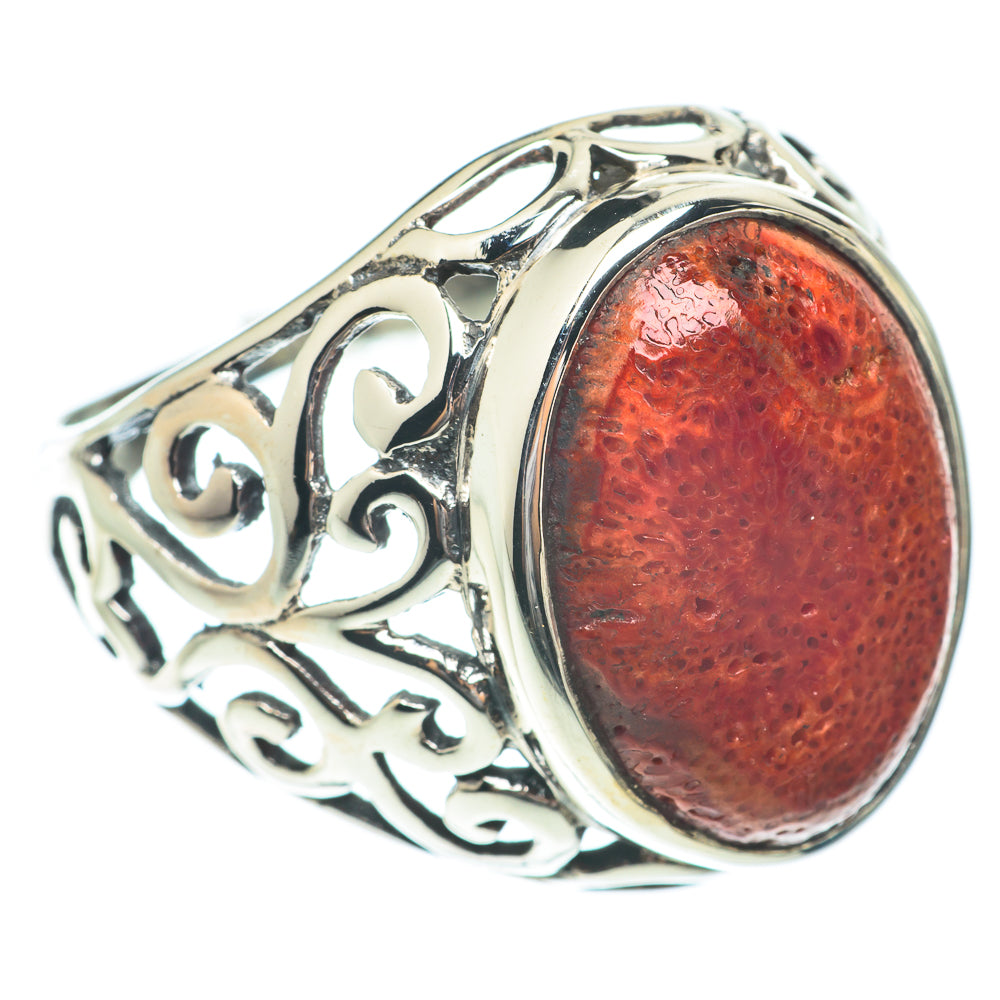 Sponge Coral Rings handcrafted by Ana Silver Co - RING65352