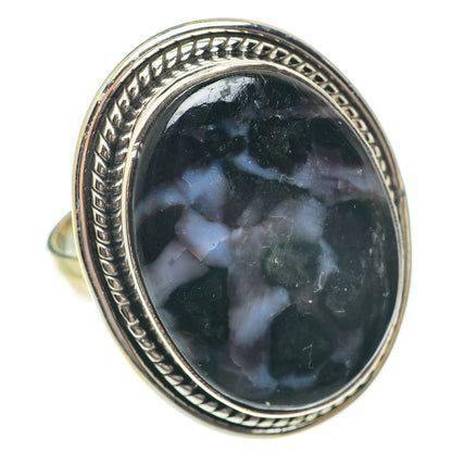 Gabbro Stone Rings handcrafted by Ana Silver Co - RING65360