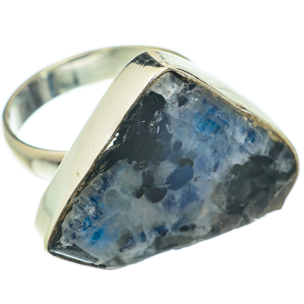 Rainbow Moonstone Rings handcrafted by Ana Silver Co - RING65363