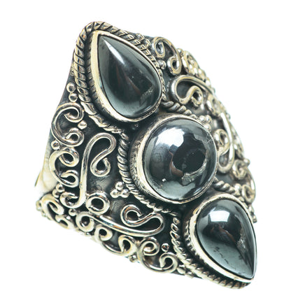 Hematite Rings handcrafted by Ana Silver Co - RING65372