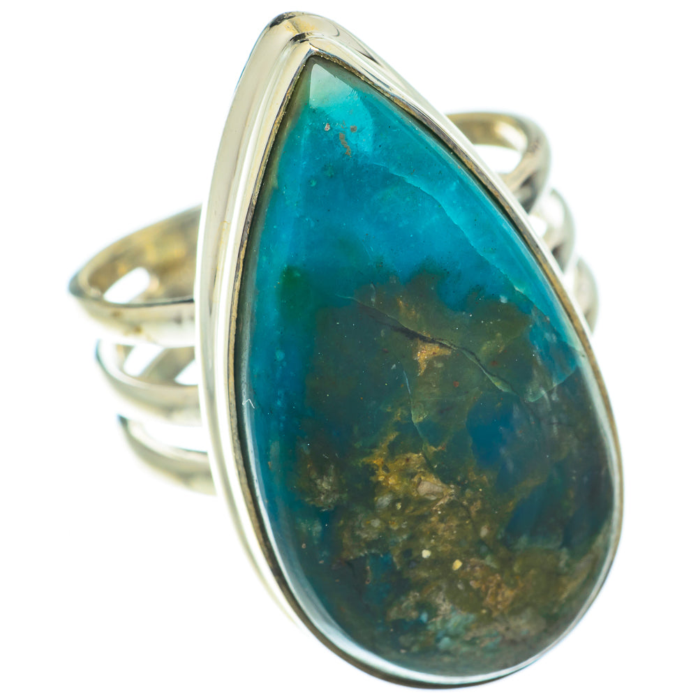 Chrysocolla Rings handcrafted by Ana Silver Co - RING65373