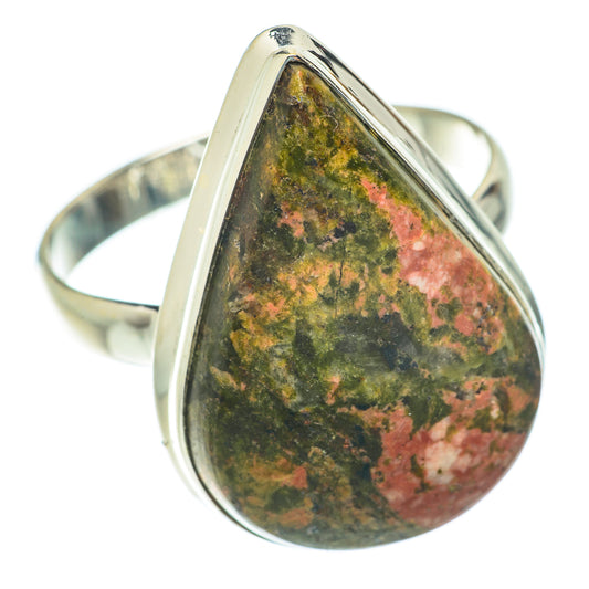 Unakite Rings handcrafted by Ana Silver Co - RING65379