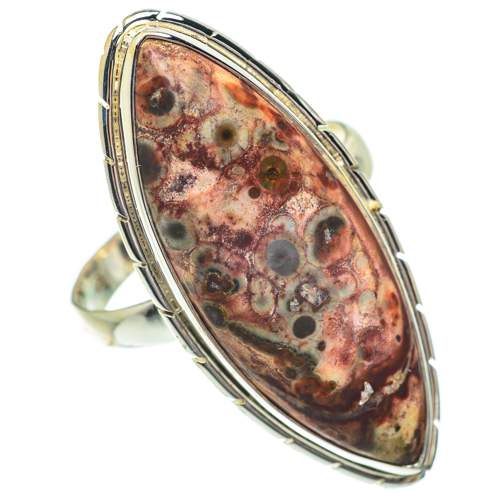 Poppy Jasper Rings handcrafted by Ana Silver Co - RING65381