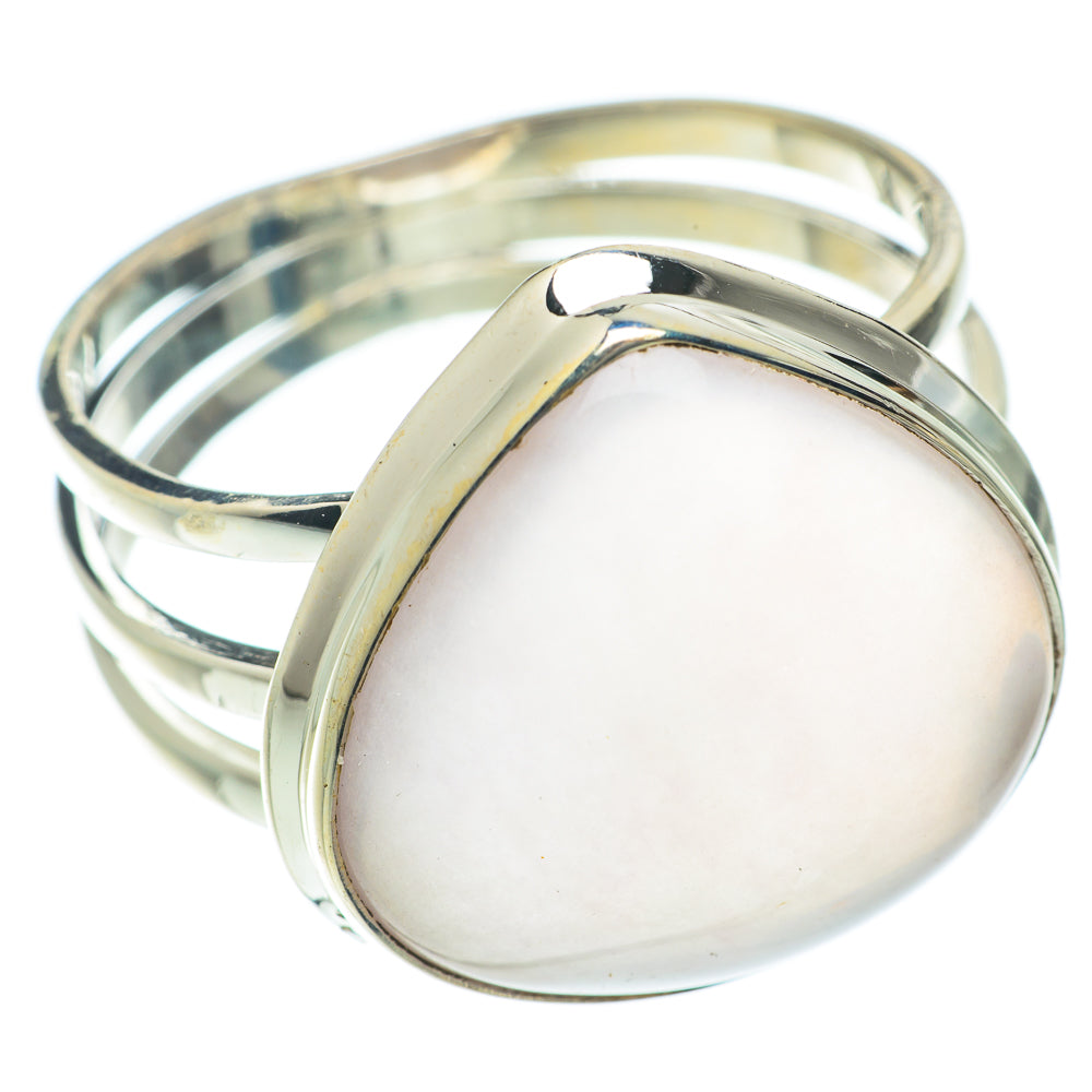 Rose Quartz Rings handcrafted by Ana Silver Co - RING65386