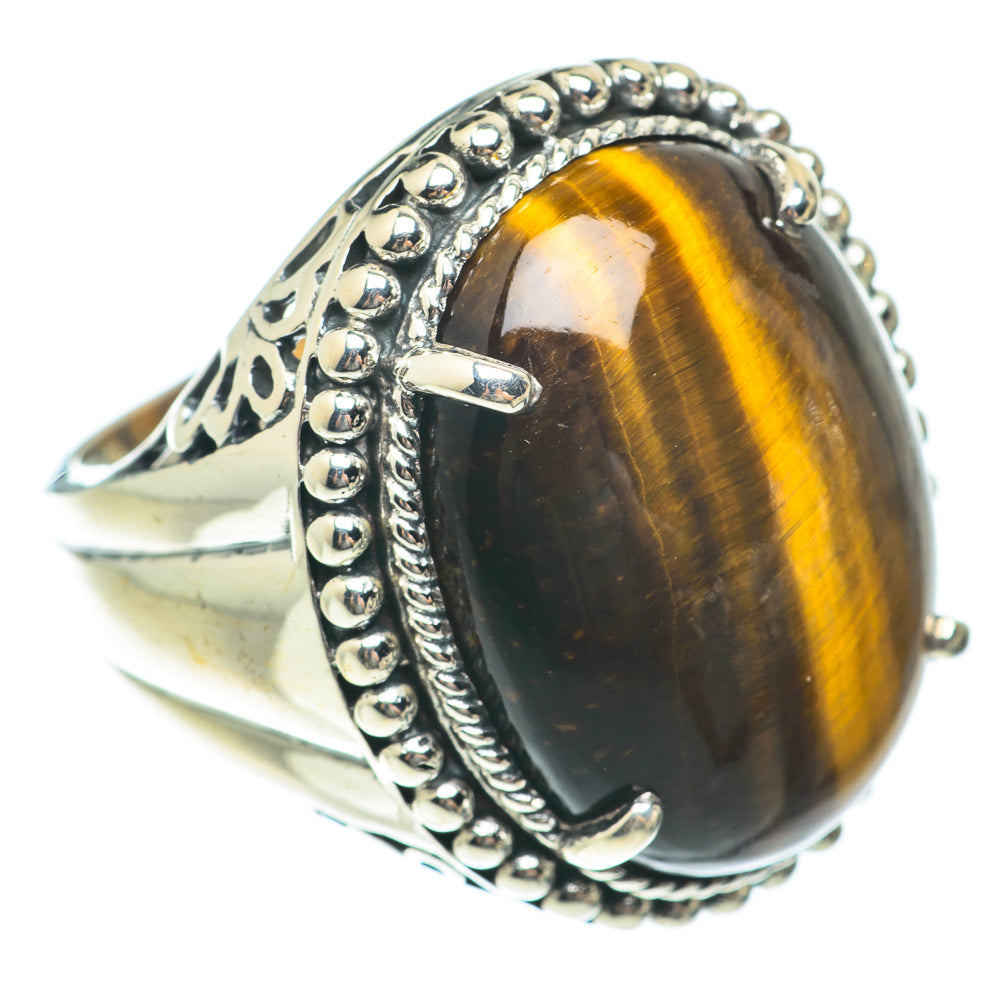 Tiger Eye Rings handcrafted by Ana Silver Co - RING65400