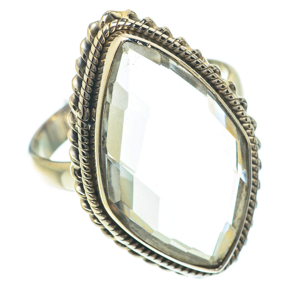White Quartz Rings handcrafted by Ana Silver Co - RING65405