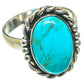 Arizona Turquoise Rings handcrafted by Ana Silver Co - RING65408