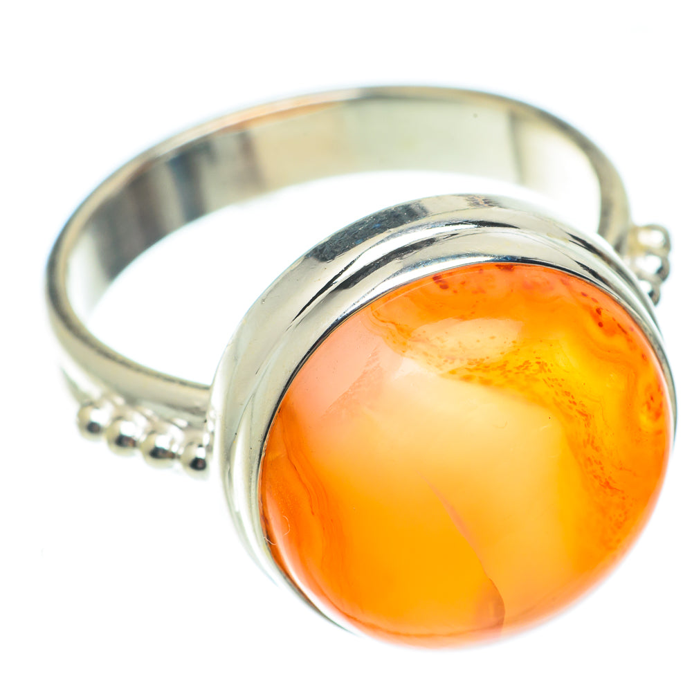 Carnelian Rings handcrafted by Ana Silver Co - RING65415