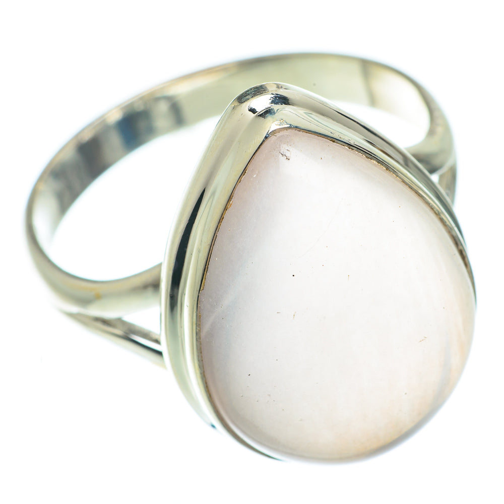 Rose Quartz Rings handcrafted by Ana Silver Co - RING65417