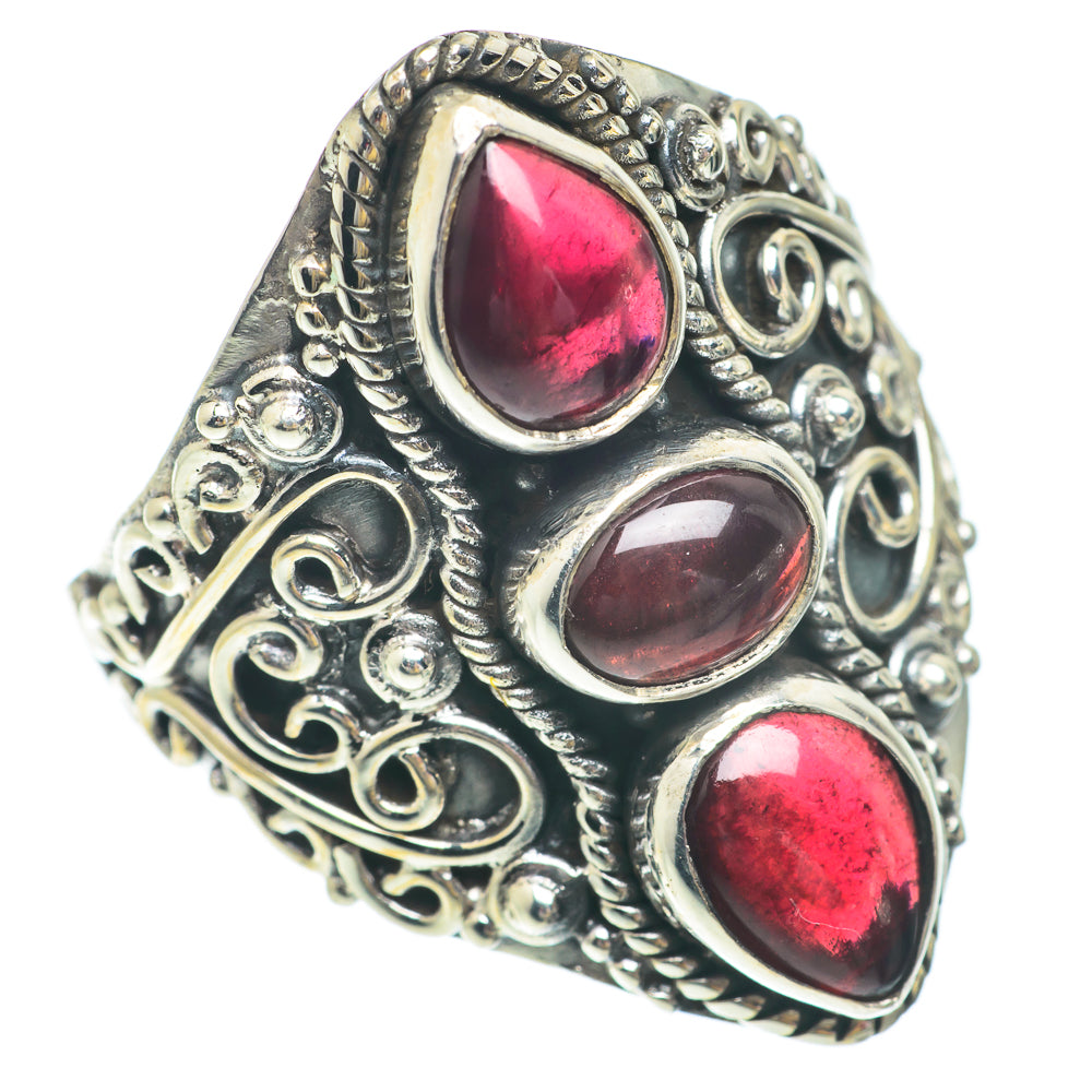 Garnet Rings handcrafted by Ana Silver Co - RING65419