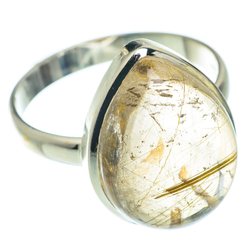Rutilated Quartz Rings handcrafted by Ana Silver Co - RING65421