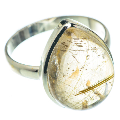 Rutilated Quartz Rings handcrafted by Ana Silver Co - RING65421