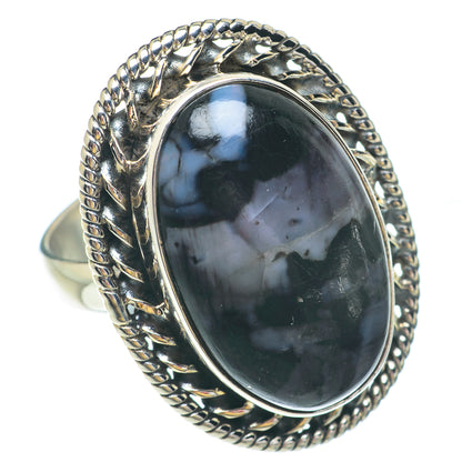 Gabbro Stone Rings handcrafted by Ana Silver Co - RING65422