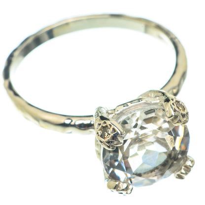White Quartz Rings handcrafted by Ana Silver Co - RING65424