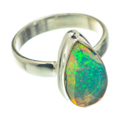 Ethiopian Opal Rings handcrafted by Ana Silver Co - RING65428