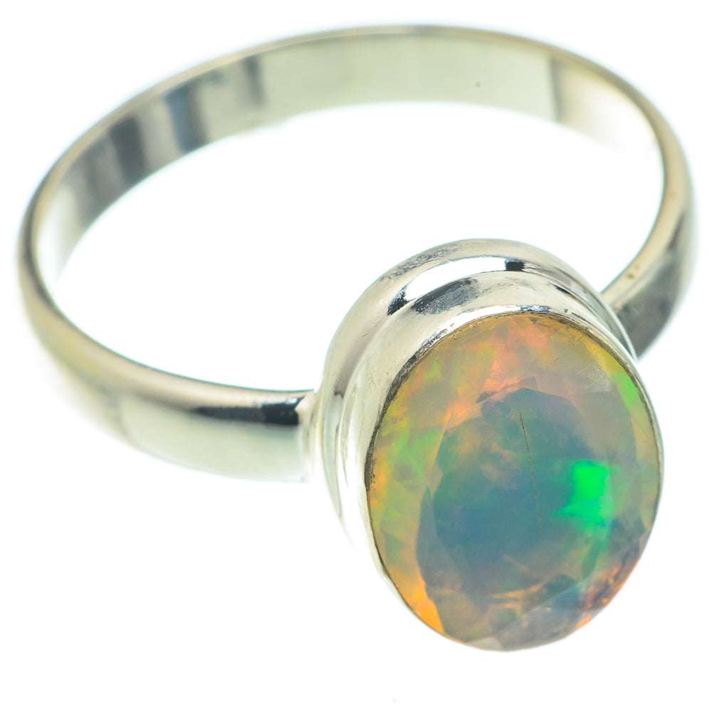 Ethiopian Opal Rings handcrafted by Ana Silver Co - RING65431