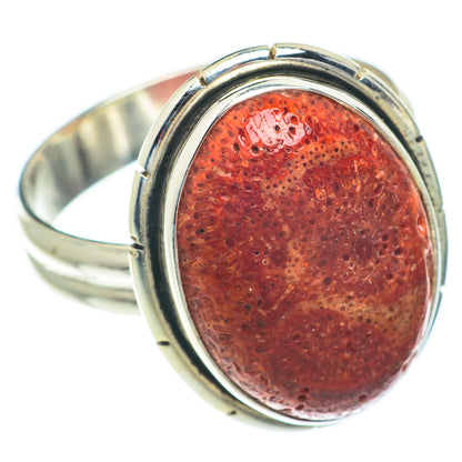 Sponge Coral Rings handcrafted by Ana Silver Co - RING65442