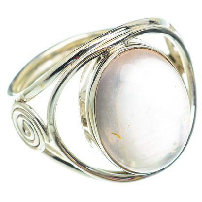 Rose Quartz Rings handcrafted by Ana Silver Co - RING65444