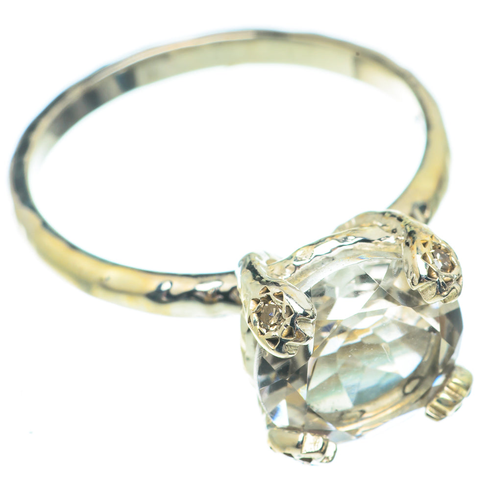 White Quartz Rings handcrafted by Ana Silver Co - RING65450