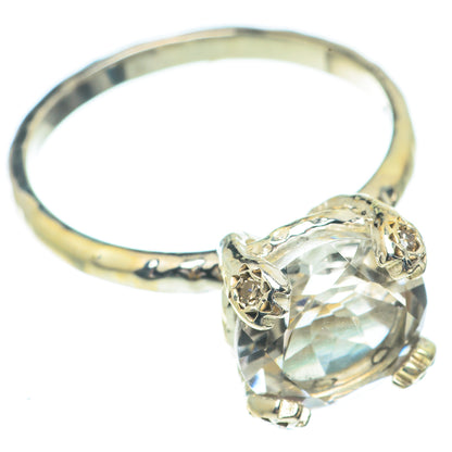 White Quartz Rings handcrafted by Ana Silver Co - RING65450