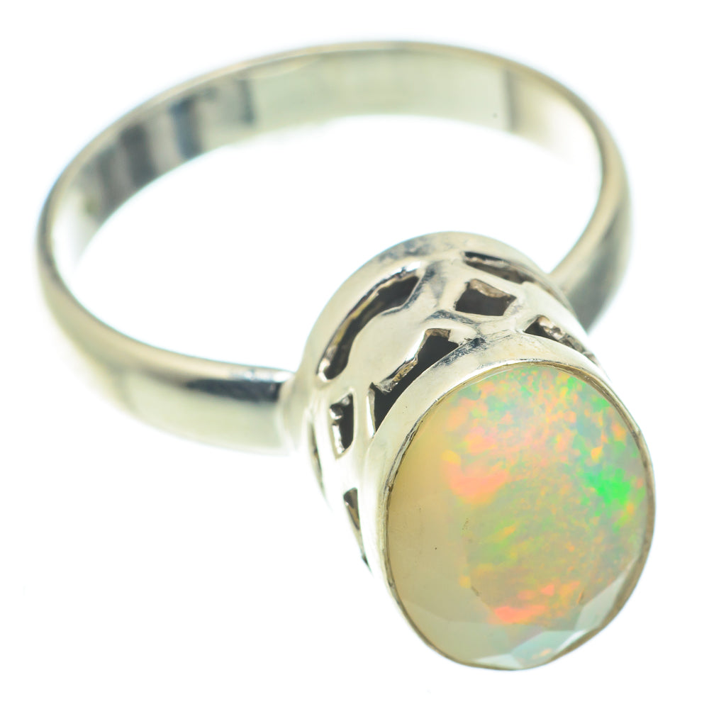 Ethiopian Opal Rings handcrafted by Ana Silver Co - RING65457