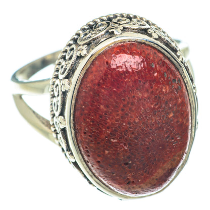 Sponge Coral Rings handcrafted by Ana Silver Co - RING65468