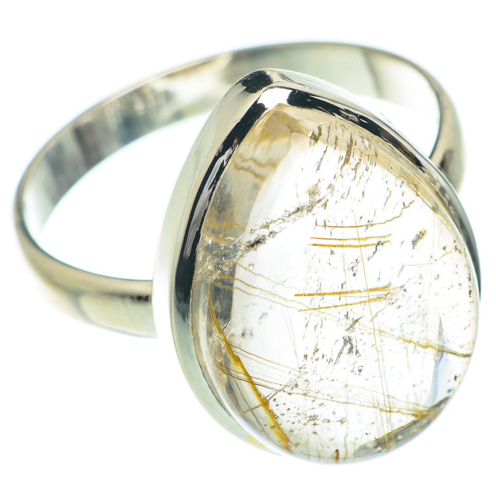 Rutilated Quartz Rings handcrafted by Ana Silver Co - RING65474