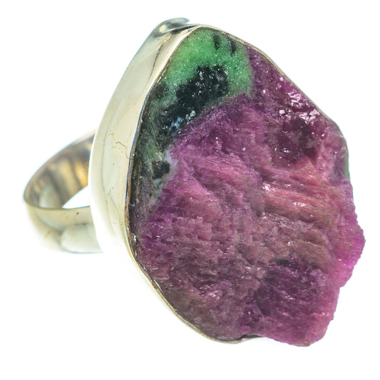 Ruby Zoisite Rings handcrafted by Ana Silver Co - RING65480