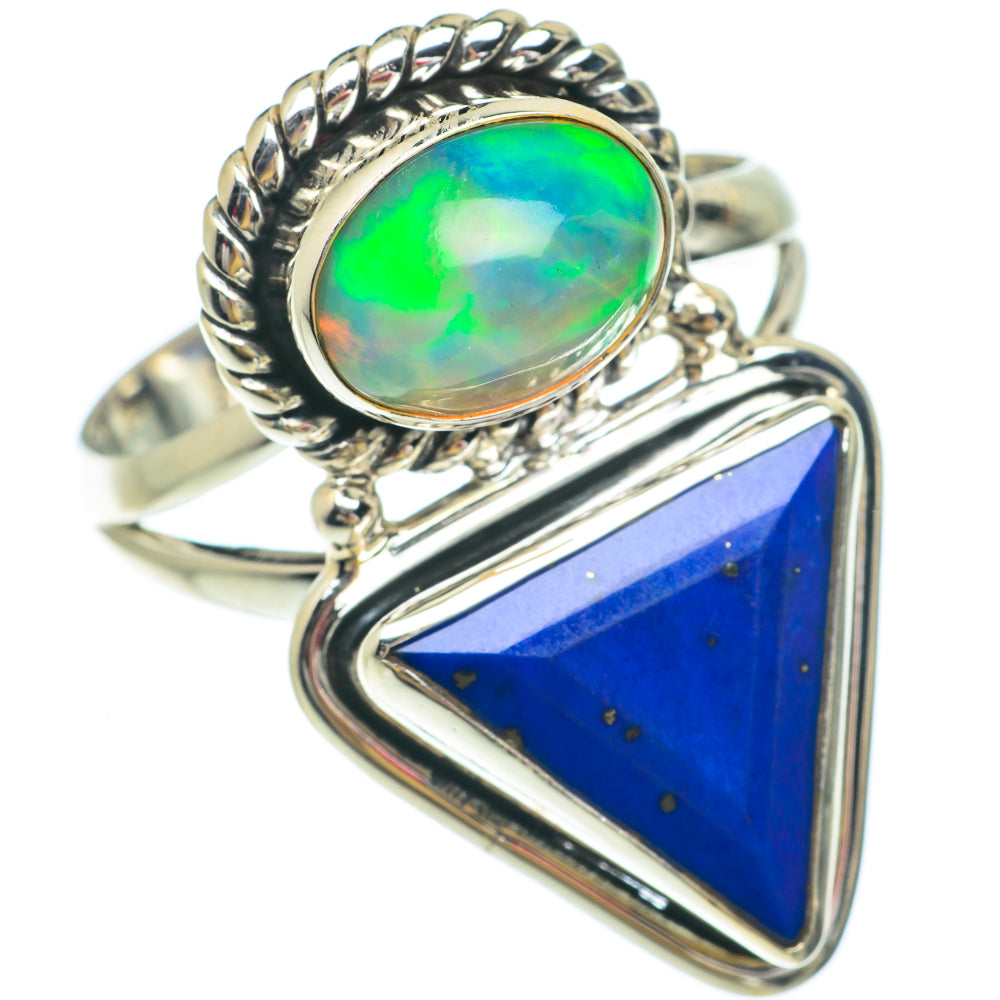 Lapis Lazuli Rings handcrafted by Ana Silver Co - RING65482