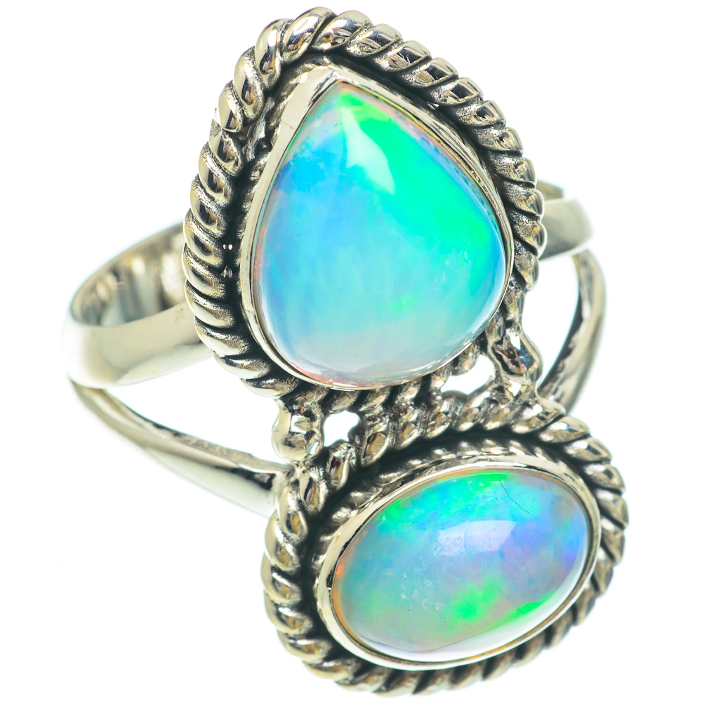 Ethiopian Opal Rings handcrafted by Ana Silver Co - RING65484