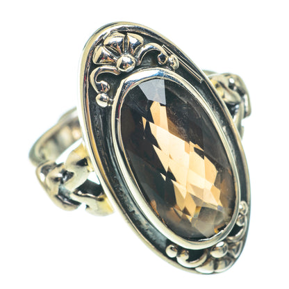 Smoky Quartz Rings handcrafted by Ana Silver Co - RING65494