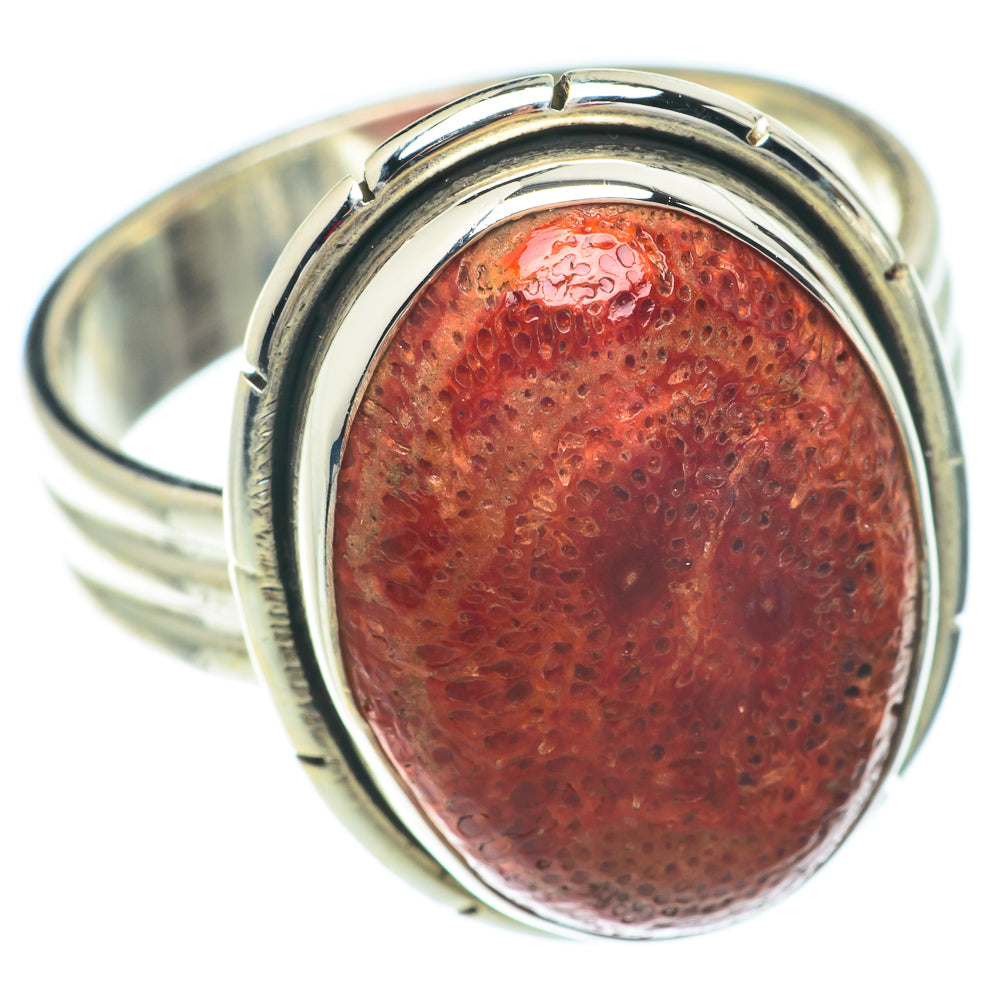 Sponge Coral Rings handcrafted by Ana Silver Co - RING65495