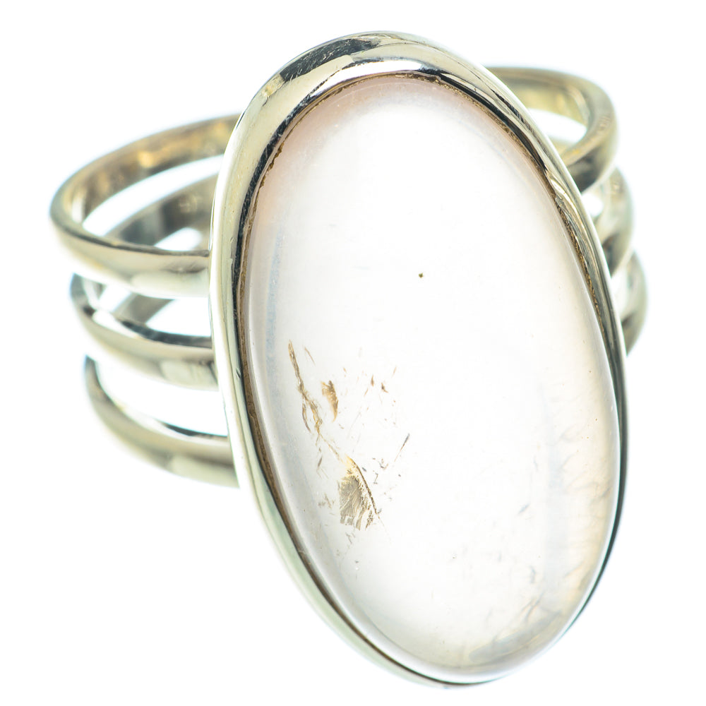 Rose Quartz Rings handcrafted by Ana Silver Co - RING65498