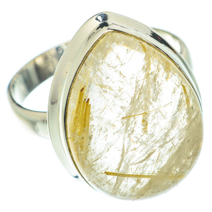 Rutilated Quartz Rings handcrafted by Ana Silver Co - RING65500