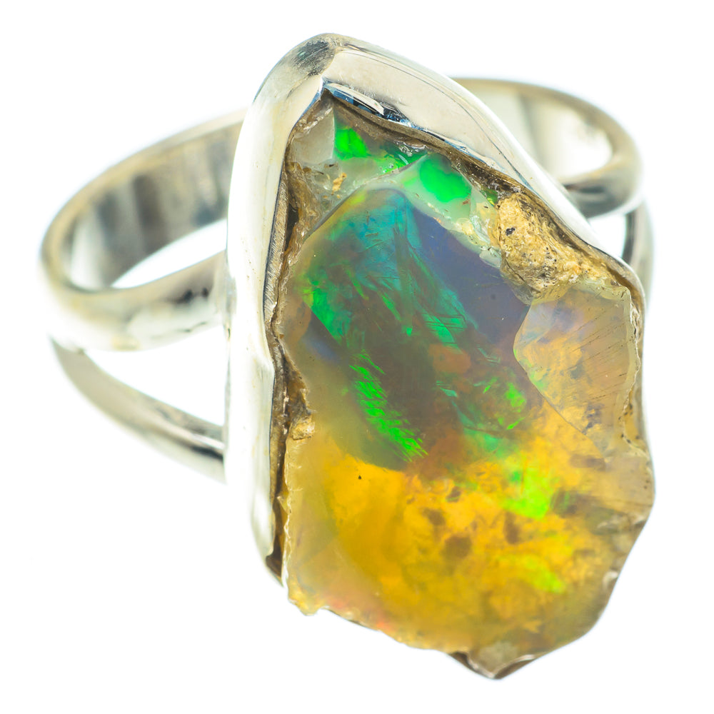 Ethiopian Opal Rings handcrafted by Ana Silver Co - RING65507